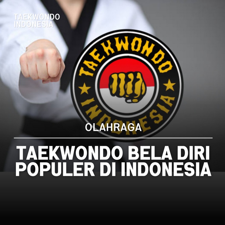 Taekwondo bela diri populer di Indonesia Taekwondo Indonesia Dojang m45terkick